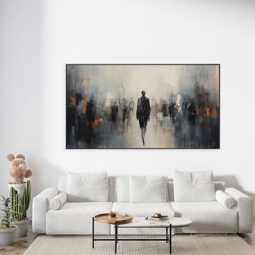 لوحة جدارية فن تجريدي تصميم مودرن