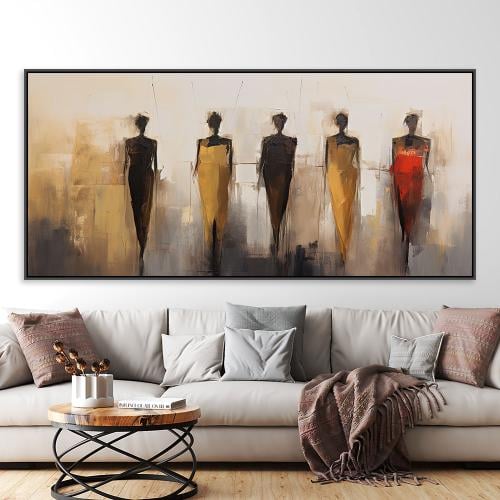 لوحات جدارية فن تجريدي تصميم مودرن