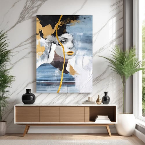 لوحة فنية بنت تصميم مودرن