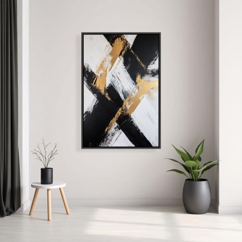 لوحات جدارية فن تجريدي تصميم موردن عصري
