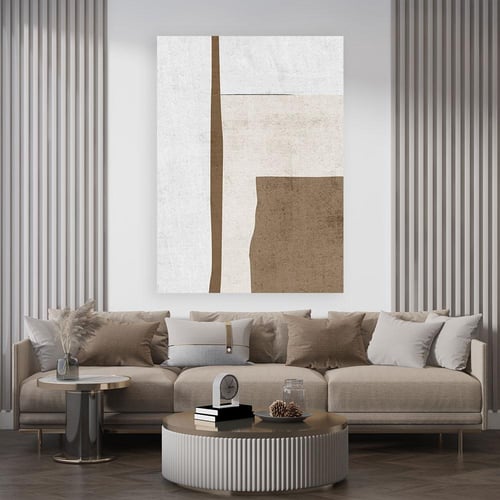 لوحة جدارية فن تجريدي تصميم مودرن