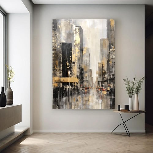لوحات جدارية فن تجريدي تصميم مودرن