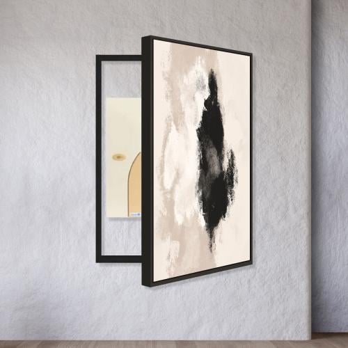 لوحة فنية لتغطية طبلون الكهرباء بتصميم مودرن