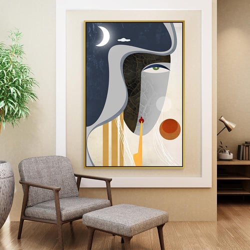 لوحة فنية بنت تصميم مودرن