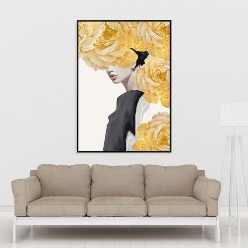 لوحة جدارية بنت تصميم مودرن