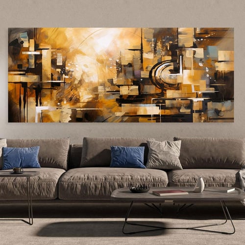 لوحات جدارية فن تجريدي تصميم مودرن