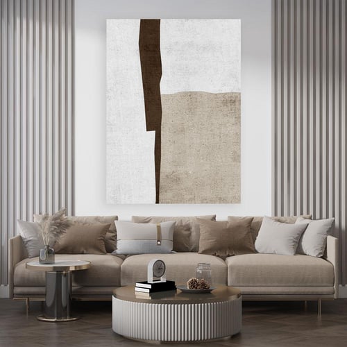 لوحة جدارية فن تجريدي تصميم مودرن