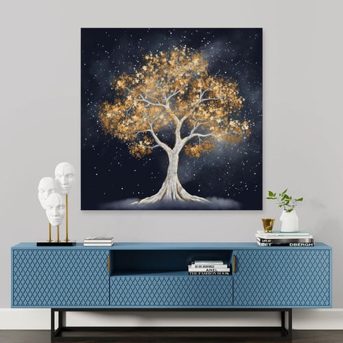 لوحة جدارية فن تجريدي تصميم مودرن