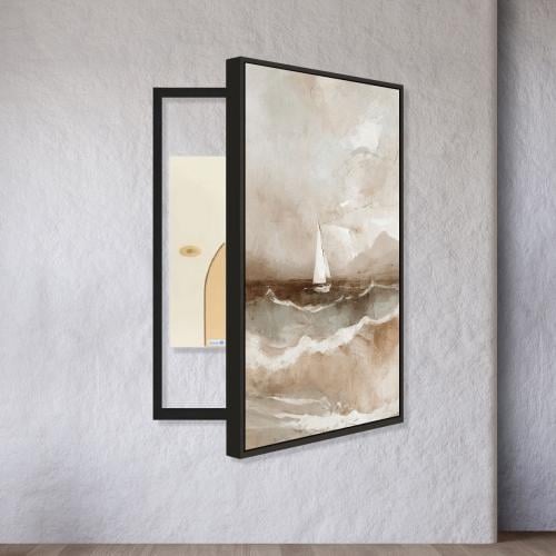 لوحة فنية لتغطية طبلون الكهرباء بتصميم مودرن