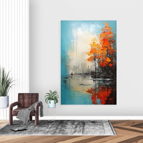 لوحة جدارية شجرة تصميم مودرن