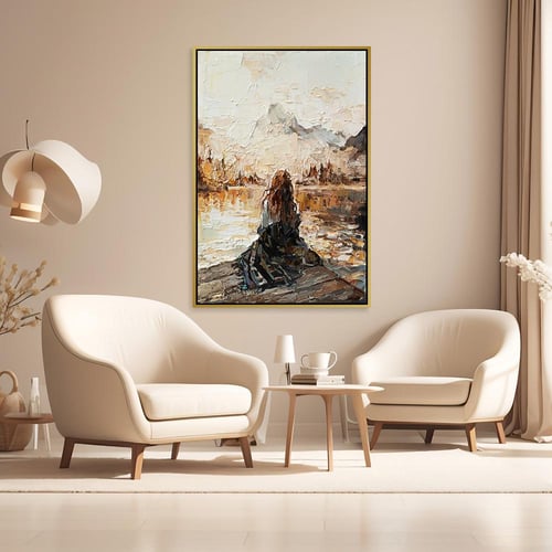 لوحة بنت تصميم مودرن