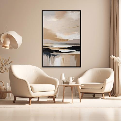 لوحة فن تجريدي تصميم مودرن