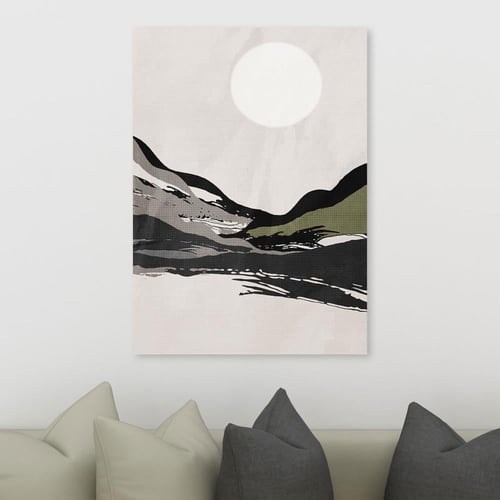 لوحات جدارية فن تجريدي تصميم موردن عصري