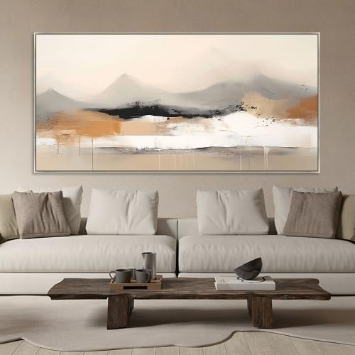 لوحة جدارية فن تجريدي تصميم مودرن