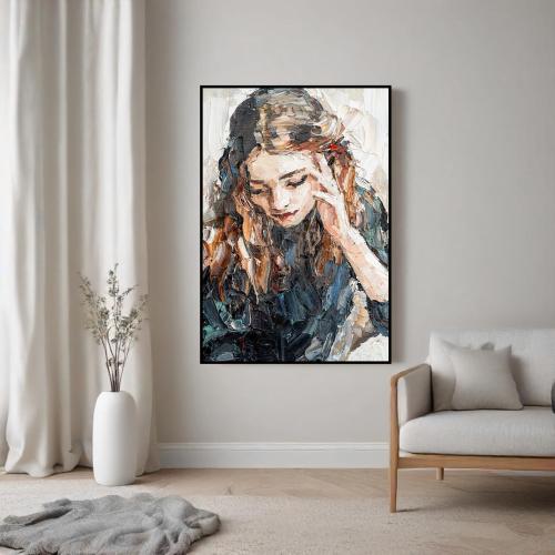 لوحة فنية بنت تصميم مودرن