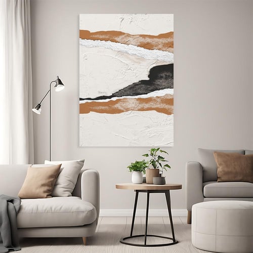 لوحة فن تجريدي تصميم مودرن