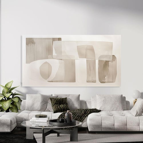 لوحة جدارية فن تجريدي تصميم مودرن