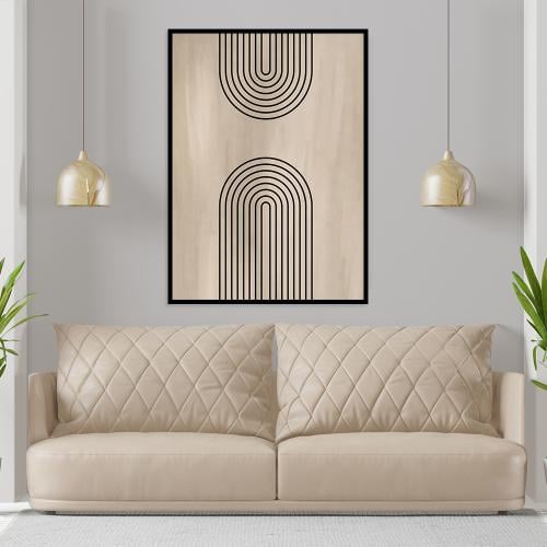 لوحة فن تجريدي تصميم مودرن