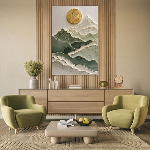 لوحات جدارية فن تجريدي تصميم مودرن