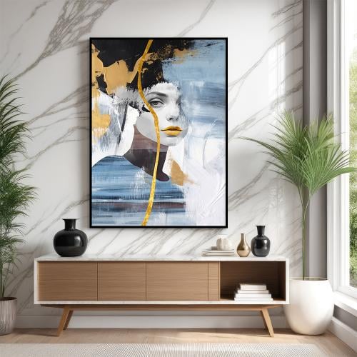 لوحة فنية بنت تصميم مودرن
