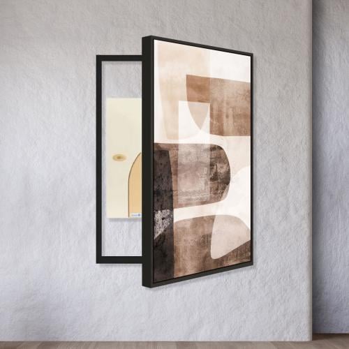 لوحة فنية لتغطية طبلون الكهرباء بتصميم مودرن