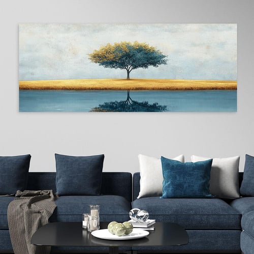 لوحات جدارية فن تجريدي تصميم موردن عصري