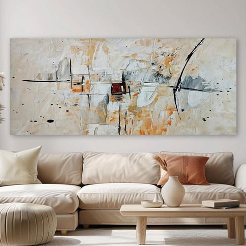 لوحات جدارية فن تجريدي تصميم مودرن