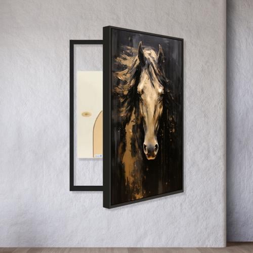 لوحة فنية لتغطية طبلون الكهرباء بتصميم مودرن