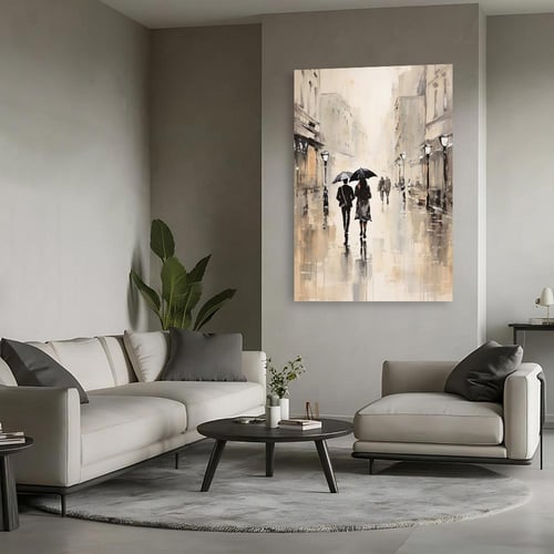 لوحات جدارية فن تجريدي تصميم موردن عصري