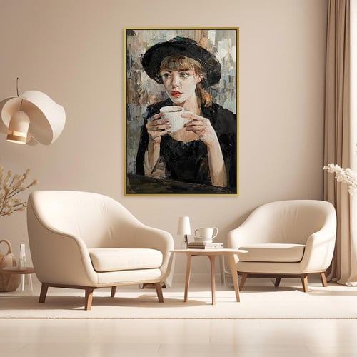 لوحة بنت تصميم مودرن