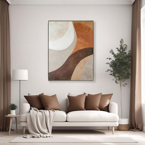 لوحات جدارية فن تجريدي تصميم موردن عصري