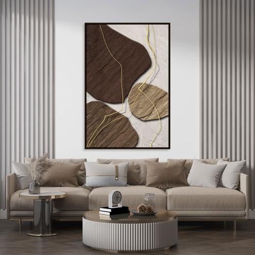 لوحة جدارية فن تجريدي تصميم مودرن