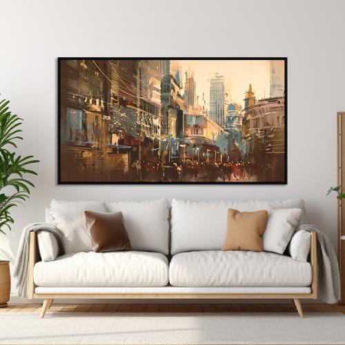 لوحة فنية بتصميم موردن