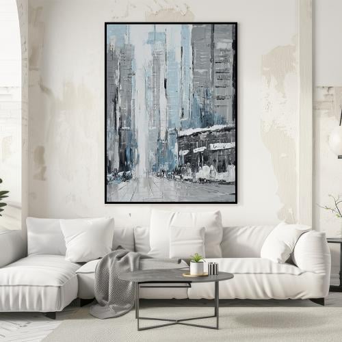 لوحة فن تجريدي تصميم مودرن