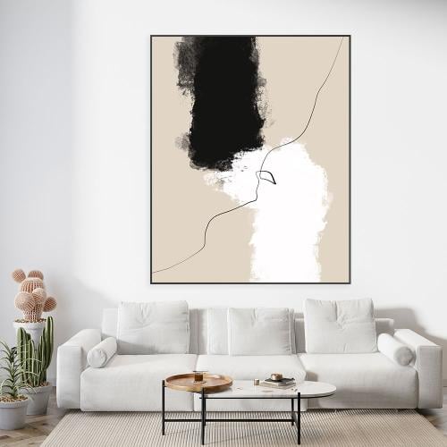 لوحة جدارية فن تجريدي تصميم مودرن