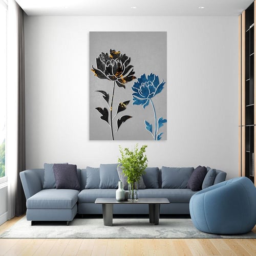 لوحة فن تجريدي تصميم مودرن