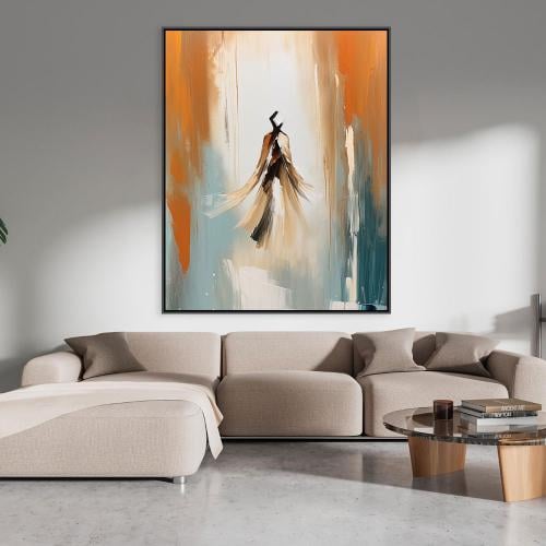 لوحات جدارية فن تجريدي تصميم مودرن