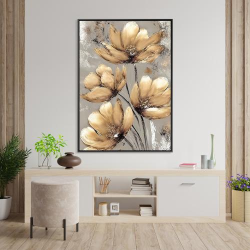 لوحات جدارية فن ورد تصميم مودرن