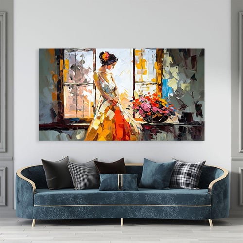 لوحة فنية بتصميم موردن