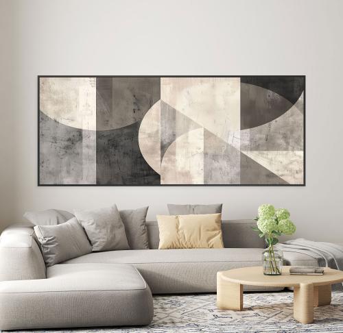 لوحة جدارية فن تجريدي تصميم مودرن