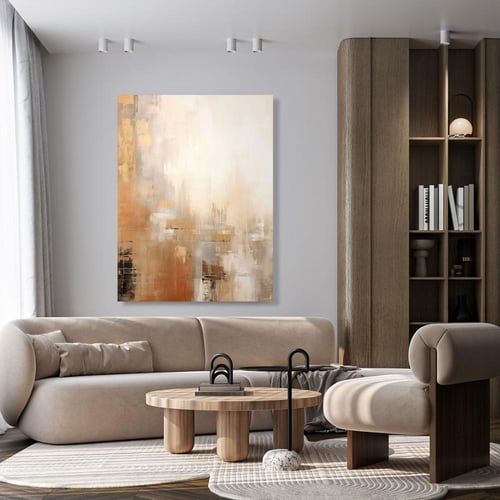 لوحات جدارية فن تجريدي تصميم موردن عصري