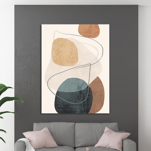 لوحة فن تجريدي تصميم مودرن