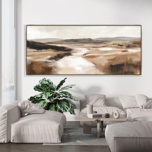 لوحات جدارية فن تجريدي تصميم موردن عصري