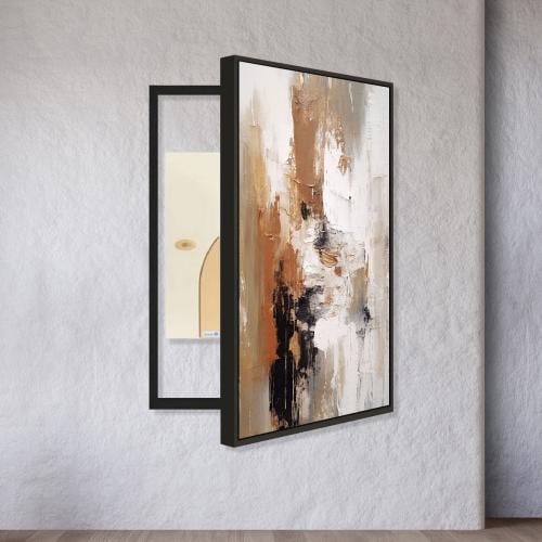 لوحة فنية لتغطية طبلون الكهرباء بتصميم مودرن