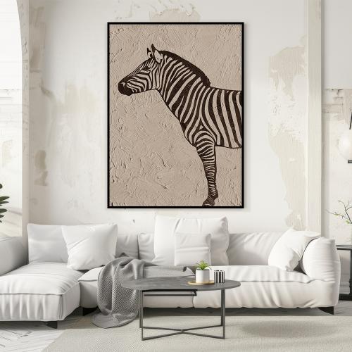 لوحة حمار تصميم مودرن