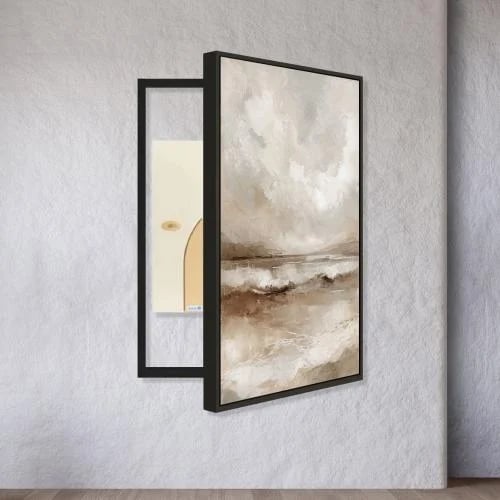 لوحة فنية لتغطية طبلون الكهرباء بتصميم مودرن