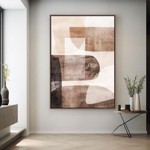 لوحات جدارية فن تجريدي تصميم موردن عصري