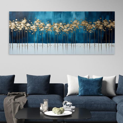 لوحات جدارية فن تجريدي تصميم موردن عصري