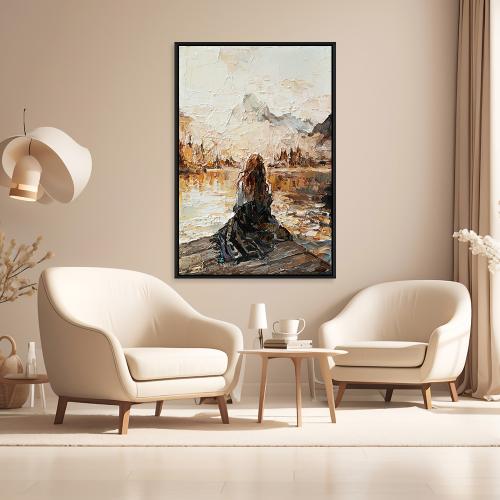 لوحة بنت تصميم مودرن