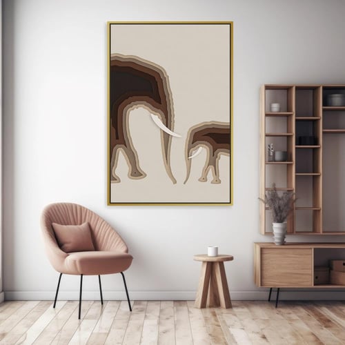 لوحة فيل تصميم مودرن